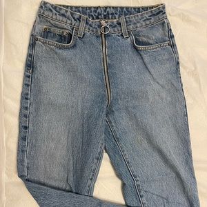 Carmar zipper front jeans